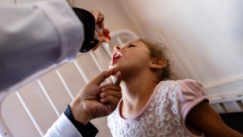 Début de la campagne de vaccination contre la polio dans le centre de la bande de Gaza