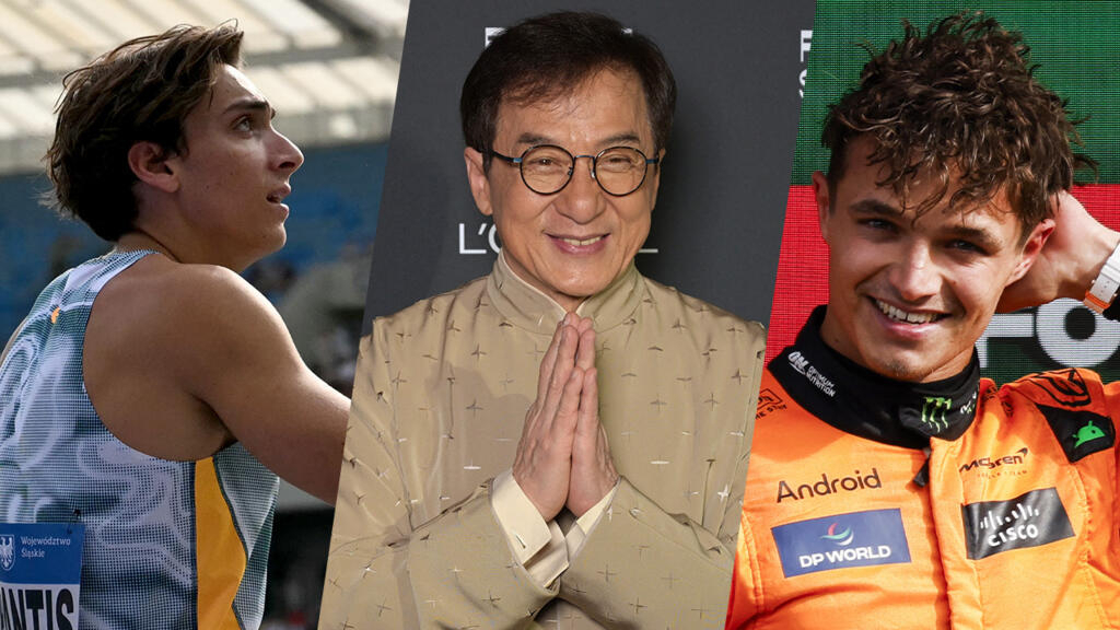 Duplantis toujours plus haut, Jackie Chan à Paris, Norris à l'aise... Les infos sport du week-end