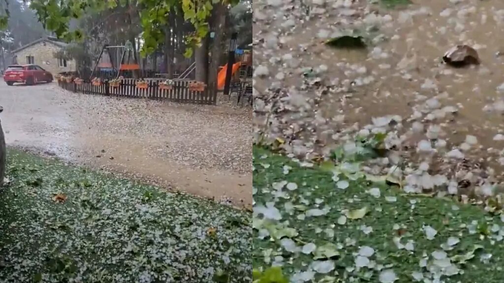 El fin de semana deja grandes granizadas, lluvias y tormentas en varias Comunidades Autónomas