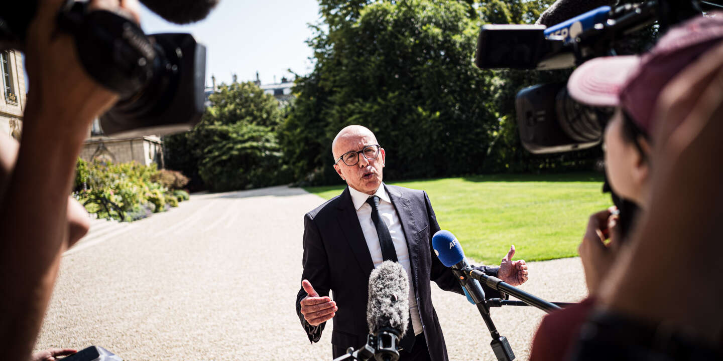 En direct, nomination du premier ministre : « La seule alliance possible, c’est l’union des droites », estime Eric Ciotti