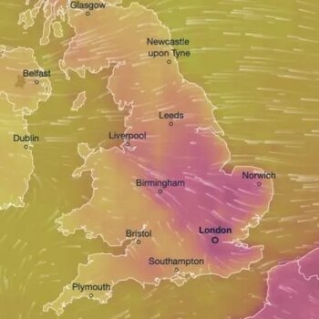 Exact date weather maps turn deep red as Brits to swelter in 30C Indian summer