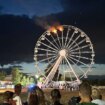 Festival bei Leipzig: Dutzende Verletzte nach Feuer auf Riesenrad