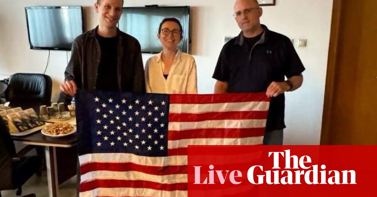 First picture of Evan Gershkovich, Alsu Kurmasheva and Paul Whelan emerges; Biden says ‘brutal ordeal is over’ – live