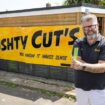 'I couldn't afford to run a high street barbers - so I set up a shop in my garden'