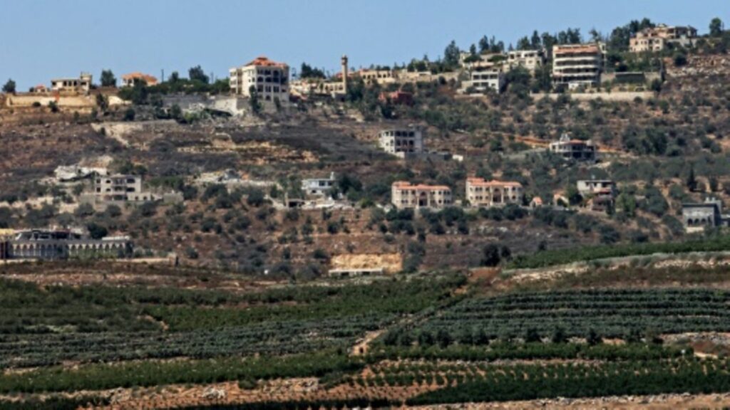 Blick auf Kfar Kila im Südlibanon