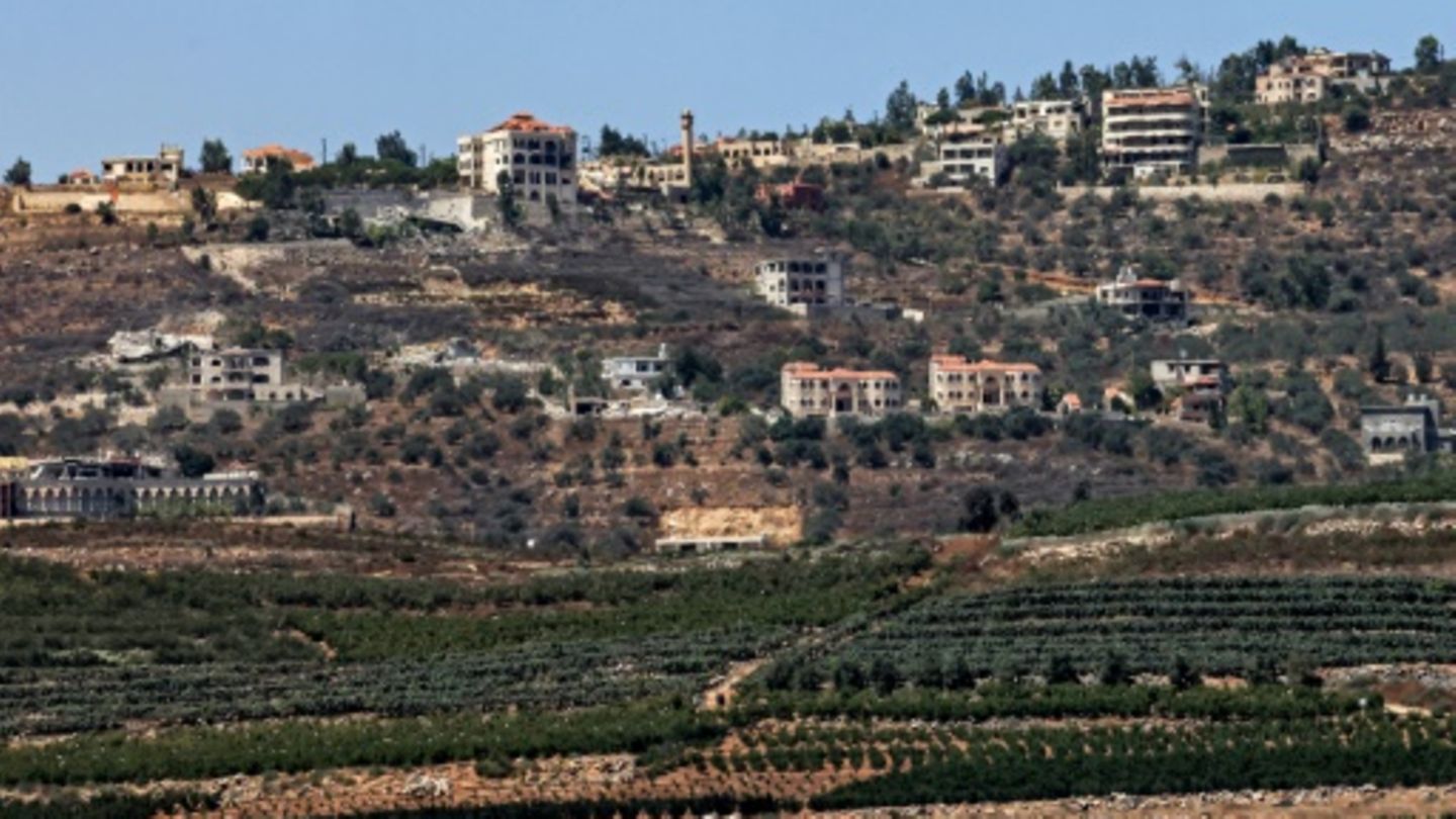 Blick auf Kfar Kila im Südlibanon