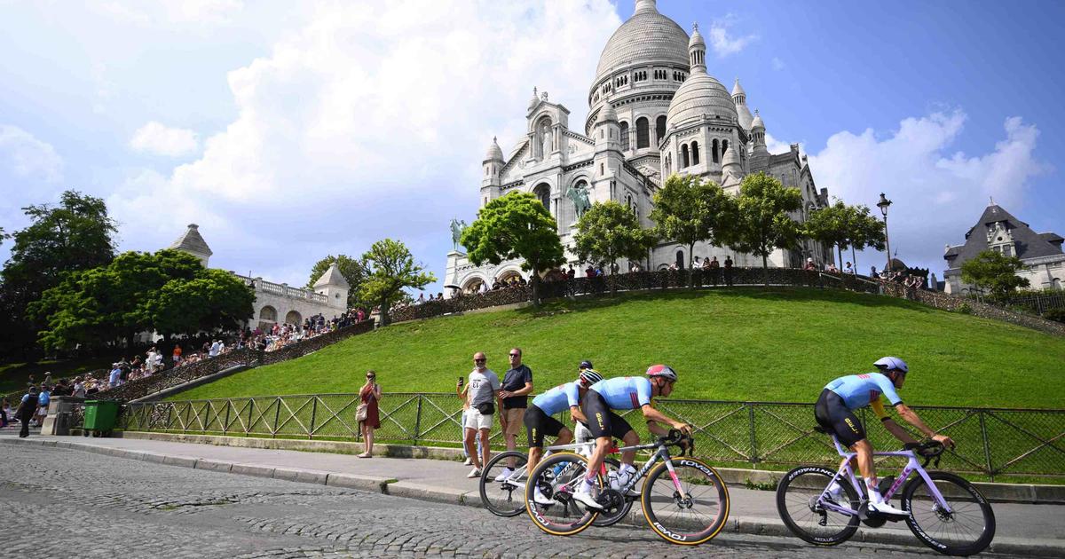 «JO Paris 2024 : les cyclistes se préparent à grimper la côte de la butte Montmartre «point d'orgue de la course en ligne»