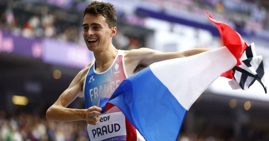 Jeux paralympiques : après une folle «remontada» dans la dernière ligne droite, Antoine Praud décroche le bronze sur 1.500 m