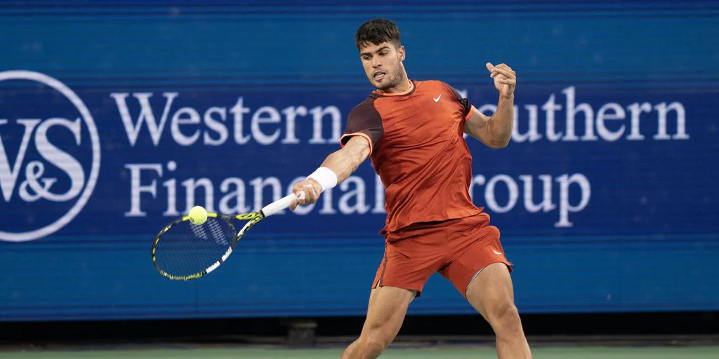 La lluvia de Cincinnati frena a Alcaraz y desbanca a Gauff, defensora del título