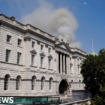 Large fire at Somerset House but 'artwork safe'