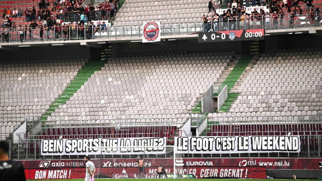 Ligue 2 : cinq minutes pour comprendre la colère des supporters à l’égard du diffuseur BeIN Sports