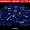 Look up tonight! Perseid Meteor Shower peaks this evening with up to 100 shooting stars overhead every hour - here's the best time to see it