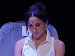 Meghan and Harry's Colombian 'quasi-royal' tour: Duchess speaks in Spanish during her 'Afro women and power' talk as she rolls out the same Procter and Gamble yet story again - despite eyebrows being raised about its validity