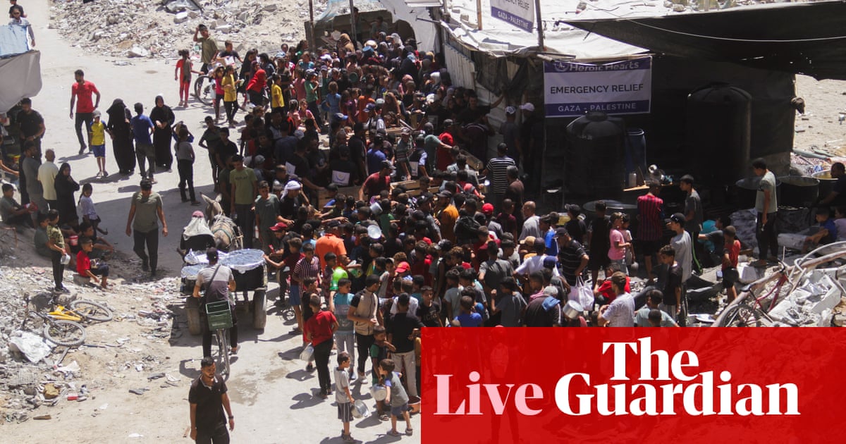 Middle East crisis live: UN says aid work in Gaza disrupted after Israel orders evacuation of Deir al-Balah area