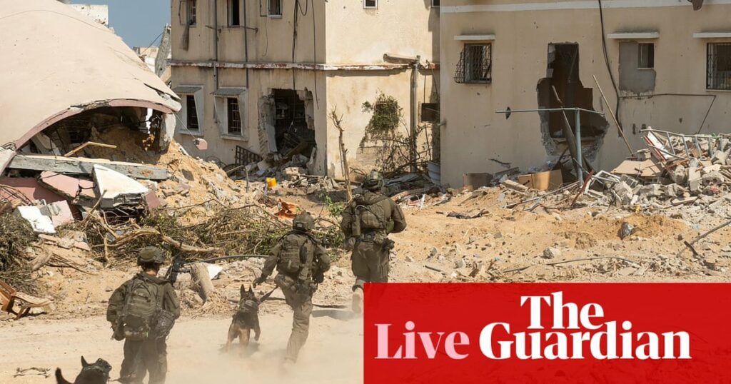 Middle East crisis live: aid agency says four men killed by Israeli airstrike were a local escort