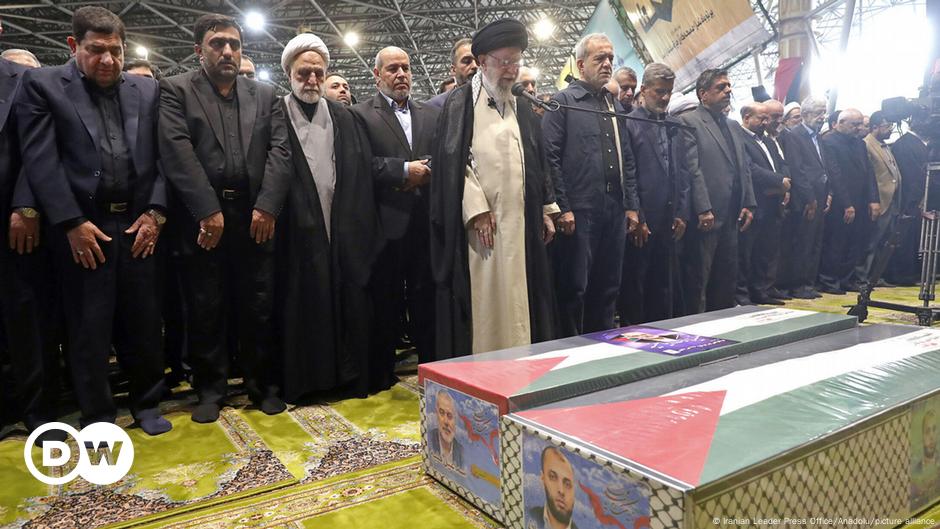 Middle East updates: Haniyeh funeral held in Iran