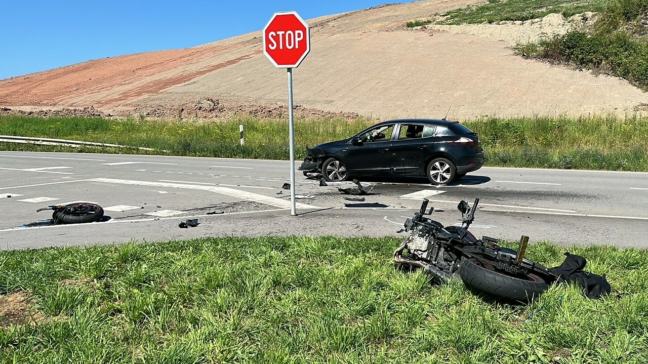 Mondercange: Collision entre une moto et une voiture, un blessé grave