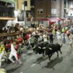 Nueve heridos en el encierro nocturno de las fiestas de San Sebastián de los Reyes