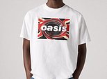 Oasis launch range of Levi's t-shirts inspired by the band's early days as Noel and Liam look to cash in on '£400m reunion tour' announcement - and two designs are already sold out