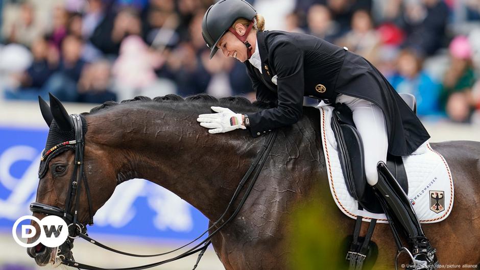 Paris 2024: Germany's von Bredow-Werndl wins dressage gold