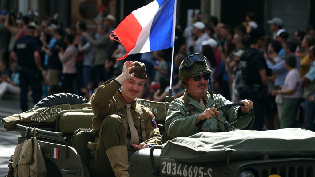 Paris célèbre les 80 ans de sa libération, Macron célèbre une France surmontant ses "divisions"