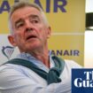 Ryanair passenger numbers pass 20m a month amid 5% fall in fares