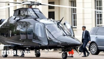 Starmer cancels Sunak's £40m helicopter contract