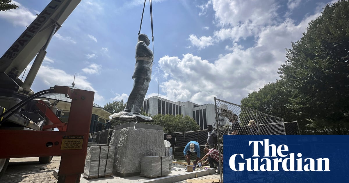 Statue of John Lewis unveiled in Georgia to honor late civil rights leader