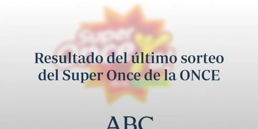 Super Once: comprobar resultados de hoy miércoles, 28 de agosto de 2024