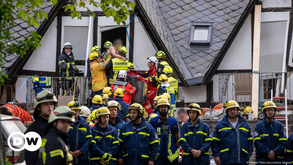 Teile eines Hotels in Kröv an der Mosel eingestürzt