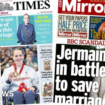 The Papers: Ozempic 'slows ageing' and Jenas 'battling to save marriage'