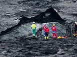 Tourist describes terrifying 'crash' as ice cave collapsed killing foreign visitor as desperate search continues for two more missing at Icelandic 'James Bond' glacier