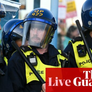 UK riots live: rioters jailed over Merseyside disorder as police brace for more far-right unrest