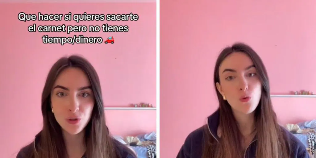 Una joven explica los trucos para sacarse el carnet de conducir con poco dinero: «Un chollazo que vaís a flipar»