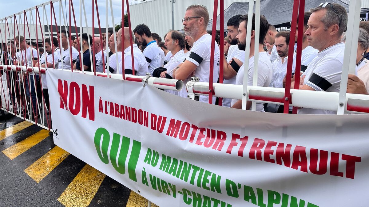 « Une grande frustration » : les salariés de Viry-Chatillon refusent l’arrêt des moteurs Alpine en F1