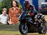 Why Kate is 'terrified' George will take up one of William's hobbies: How the Prince's love of motorbikes saw him tear through London anonymously and ride his Ducati to polo matches