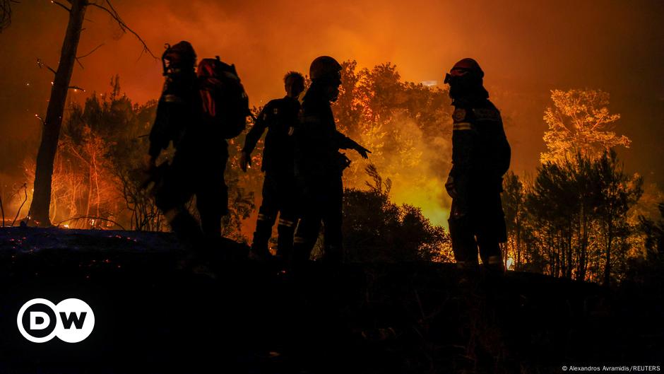 Wildfires in Greece: Blazes in front of the gates of Athens