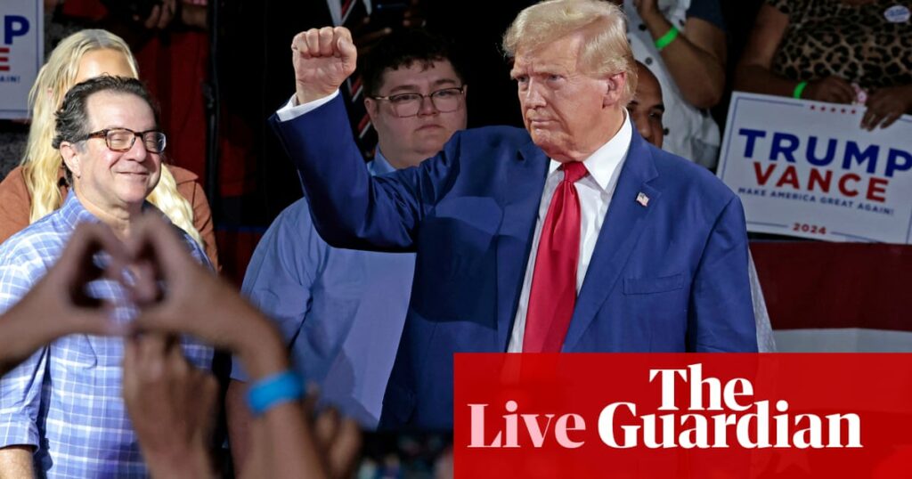 ‘Only consequential presidents get shot at,’ Trump tells event – US politics live