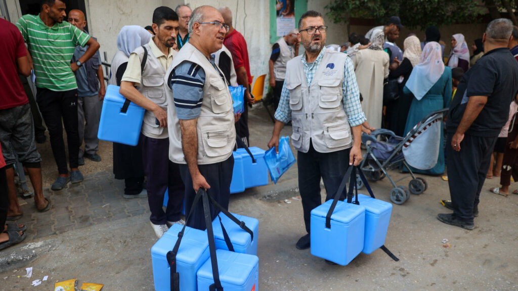 Gaza : comment s’organise la campagne de vaccination anti-polio