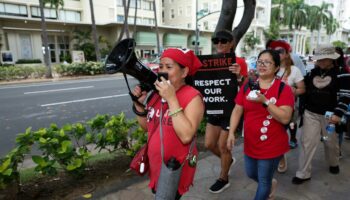 Massenstreik: Rund 10.000 Beschäftigte der US-Hotelindustrie legen Arbeit nieder