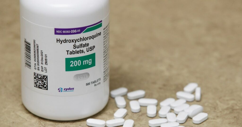 Une boite d'hydroxychlroquine, utilisée ici aux Etats-Unis, le 20 mai 2020