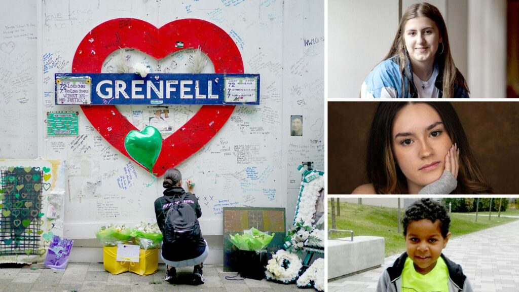 'I feel guilty that I'm here living': The Grenfell children who survived the blaze