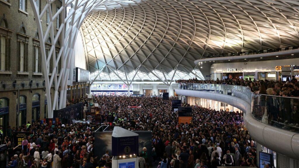 The 1 September event (pictured in 2023) usually draws a big crowd. Pic: Reuters