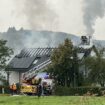 Nord du Luxembourg: La toiture d'une maison en proie aux flammes