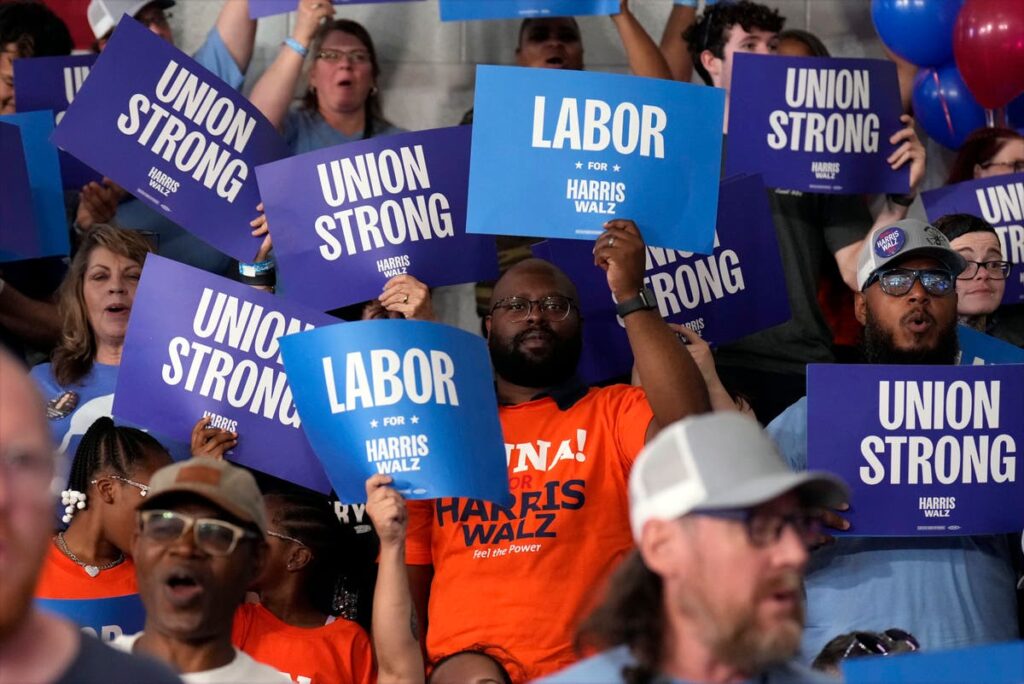 Harris and Walz blitz the Blue Wall while Trump phones it in on Labor Day