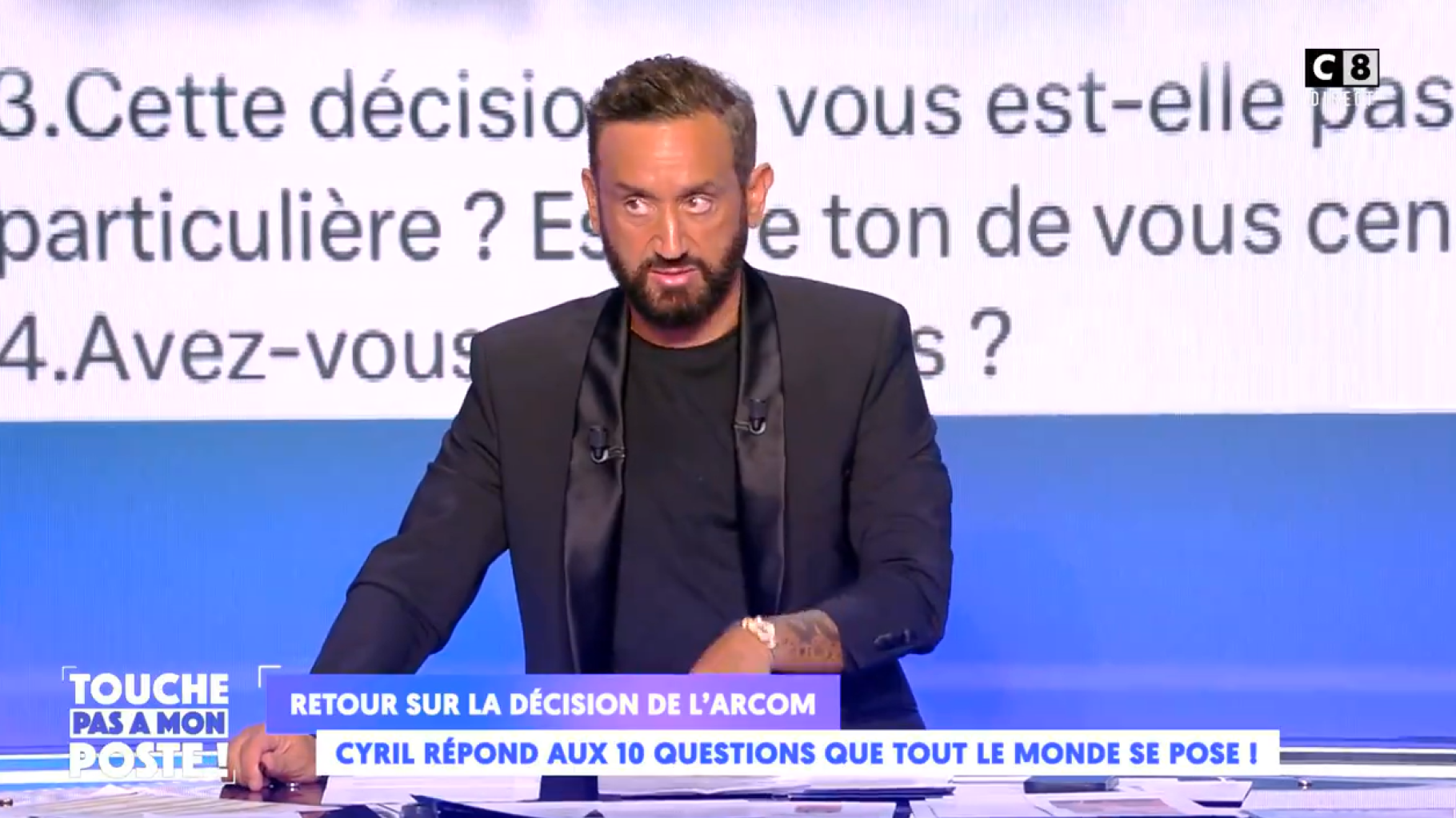 Arcom : Cyril Hanouna annonce qu’il va porter plainte contre l’Autorité pour harcèlement