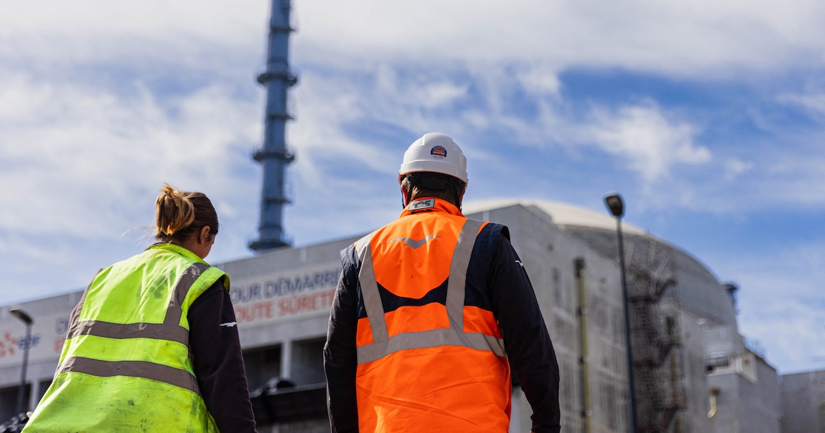 Nucléaire EPR de Flamanville le 14 juin 2022