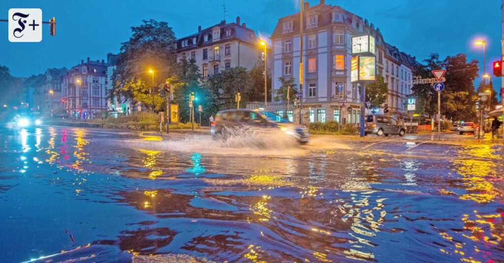 Konzepte bei Starkregen: Frankfurt hat keine Lösung gegen Überflutungen