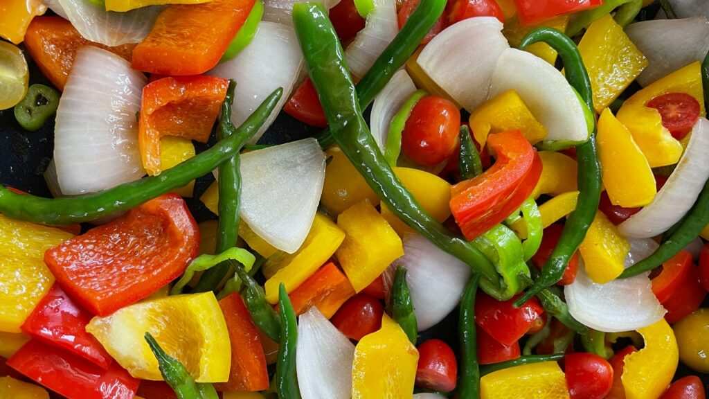 This mixed vegetable stir-fry recipe is so easy a 3-year-old can make it