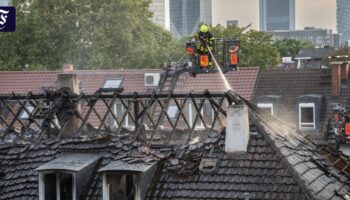 Feuer in Frankfurter Wohnhaus war Brandstiftung